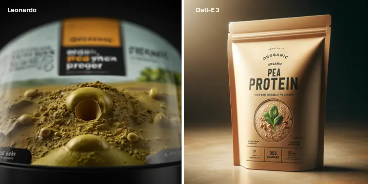 Comparison of Leonardo AI vs DALL-E 3 for product photography