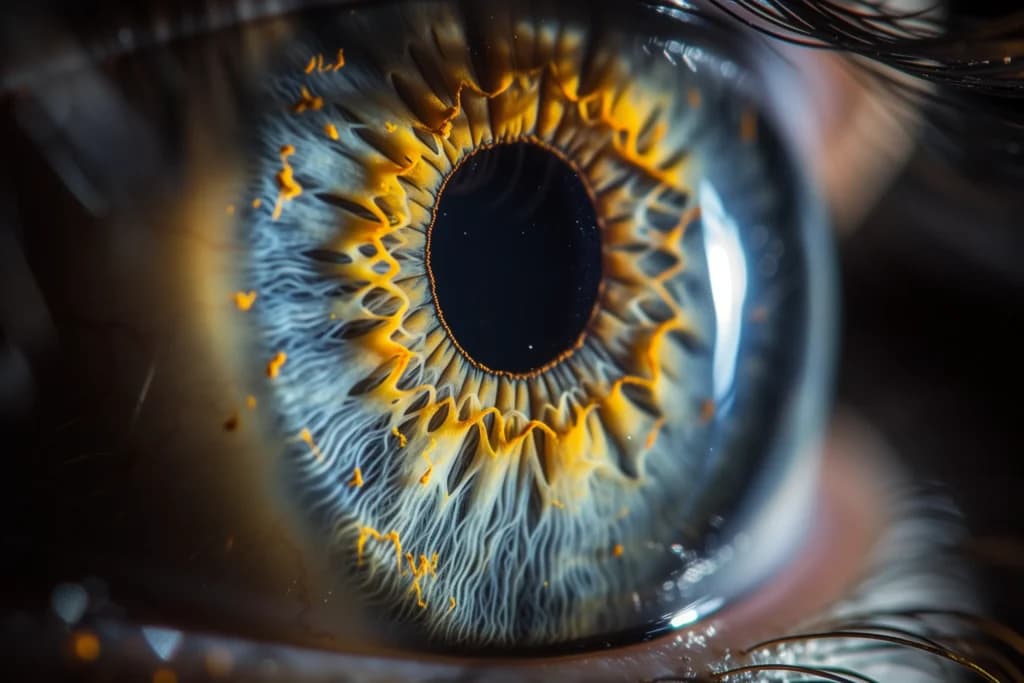 Macro Photography by Midjourney - Human eye